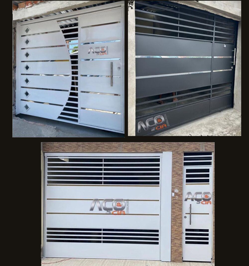 Portões Basculantes — Modelo 3